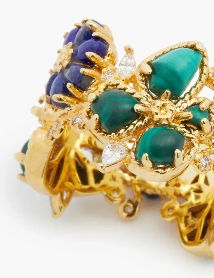Zimmermann Rings Zimmermann Bloom Band Ring Goldmulti 8211 Women