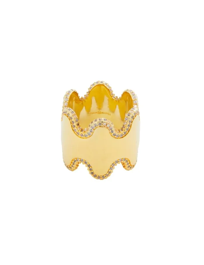 Zimmermann Rings Zimmermann Swing Pave Ring Gold 8211 Women