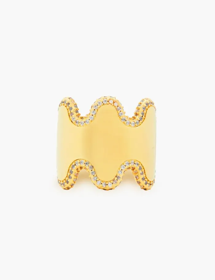 Zimmermann Rings Zimmermann Swing Pave Ring Gold 8211 Women