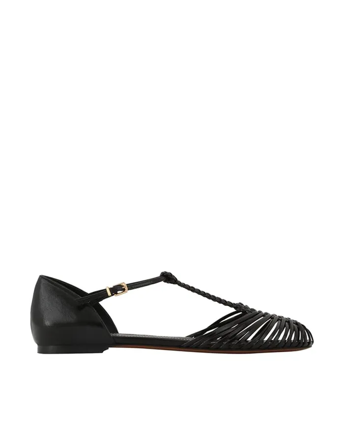 Zimmermann Sandals Zimmermann Celesta Ballerina Onyx 8211 Women