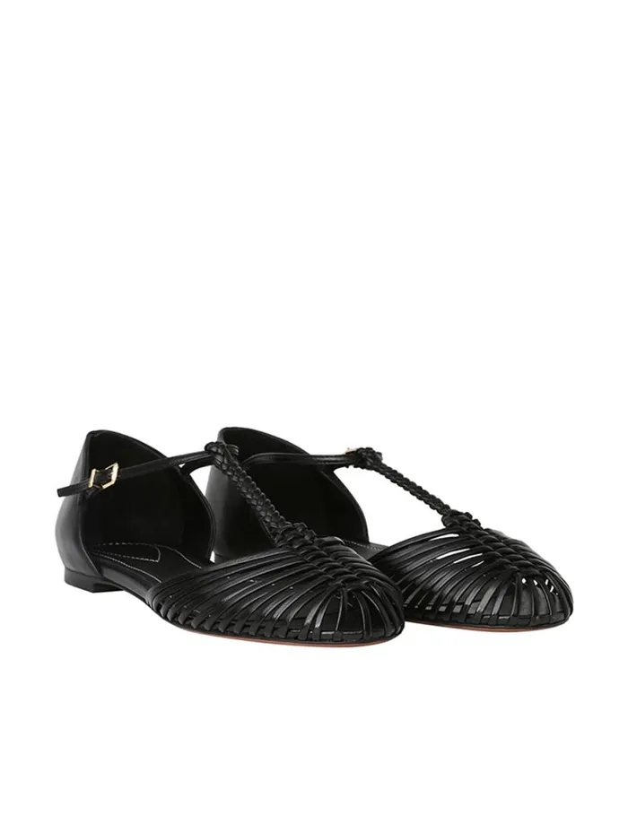 Zimmermann Sandals Zimmermann Celesta Ballerina Onyx 8211 Women
