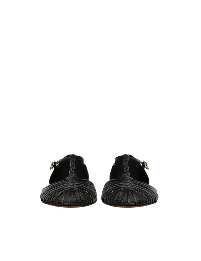 Zimmermann Sandals Zimmermann Celesta Ballerina Onyx 8211 Women
