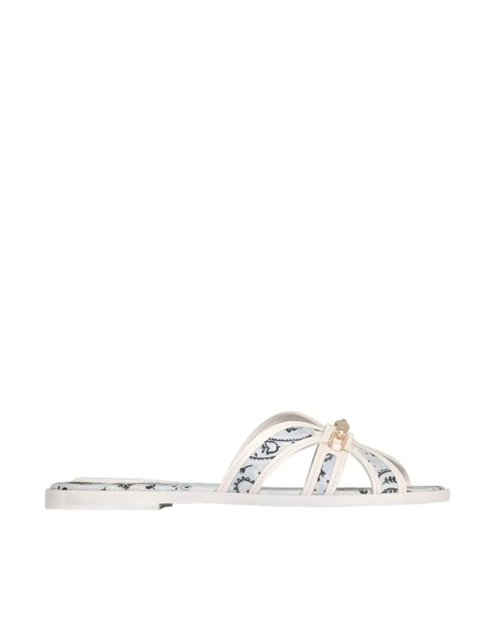 Zimmermann Sandals Zimmermann Prisma Slide Blue Bandana 8211 Women