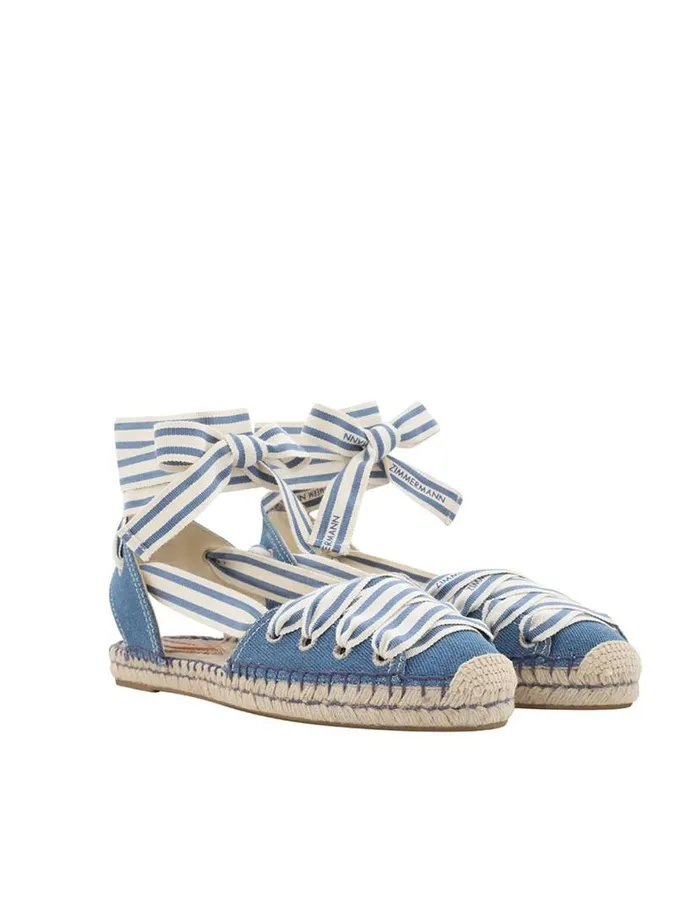 Zimmermann Sandals Zimmermann Sol Espadrille Denim 8211 Women