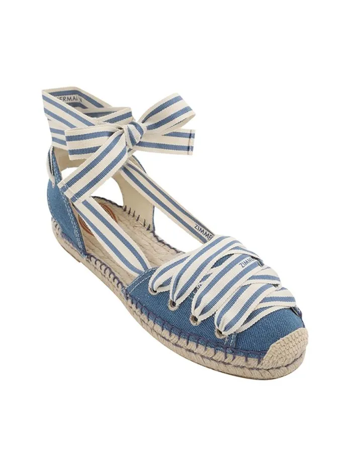 Zimmermann Sandals Zimmermann Sol Espadrille Denim 8211 Women