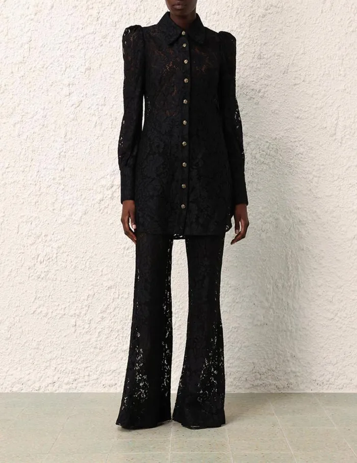Zimmermann Shorts and Pants Matchmaker Lace Pant Black 8211 Women