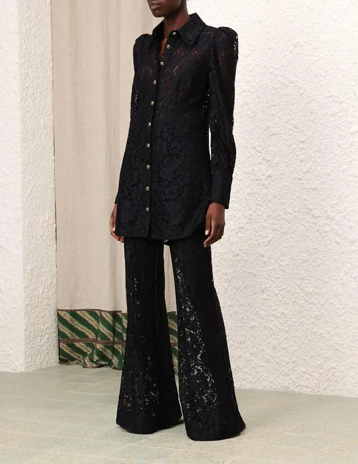 Zimmermann Shorts and Pants Matchmaker Lace Pant Black 8211 Women