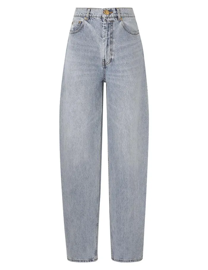 Zimmermann Shorts and Pants Natura Oversize Barrel Jean Sea Spray 8211 Women