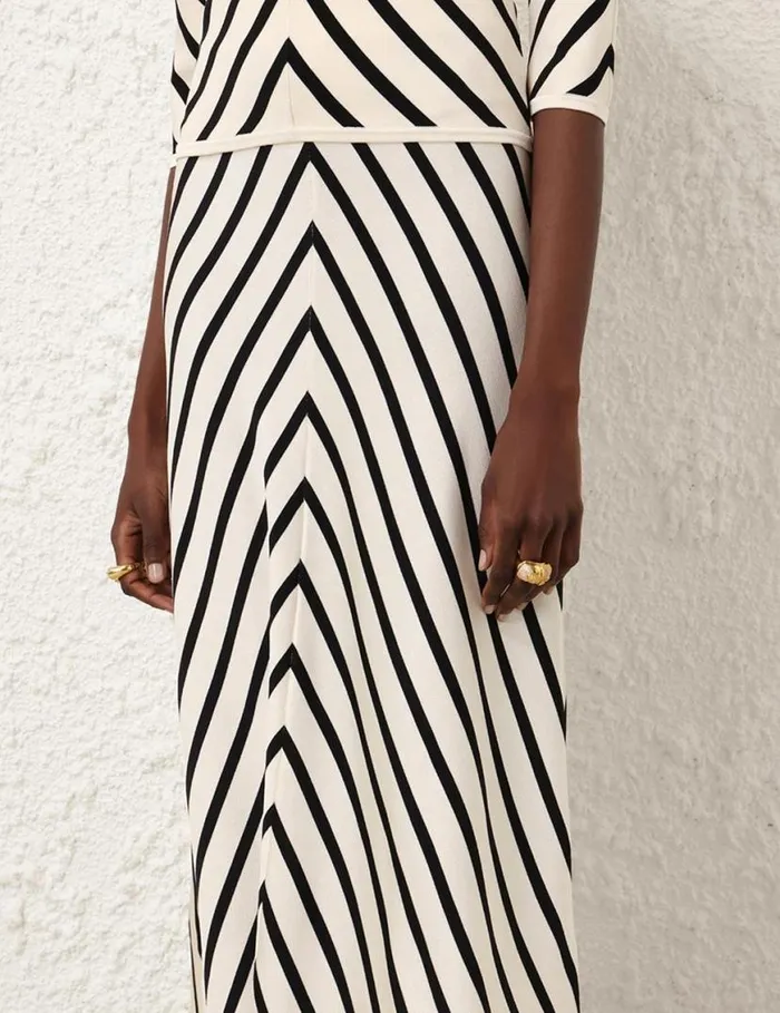 Zimmermann Tops Natura Crew Neck Top Chevron 8211 Women