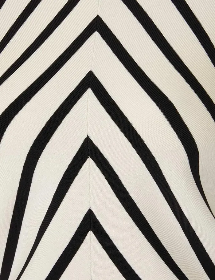 Zimmermann Tops Natura Crew Neck Top Chevron 8211 Women
