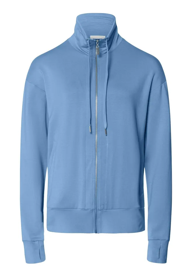 ZipUp Jacket Bay Blue Women HANRO Jackets and Cardigans