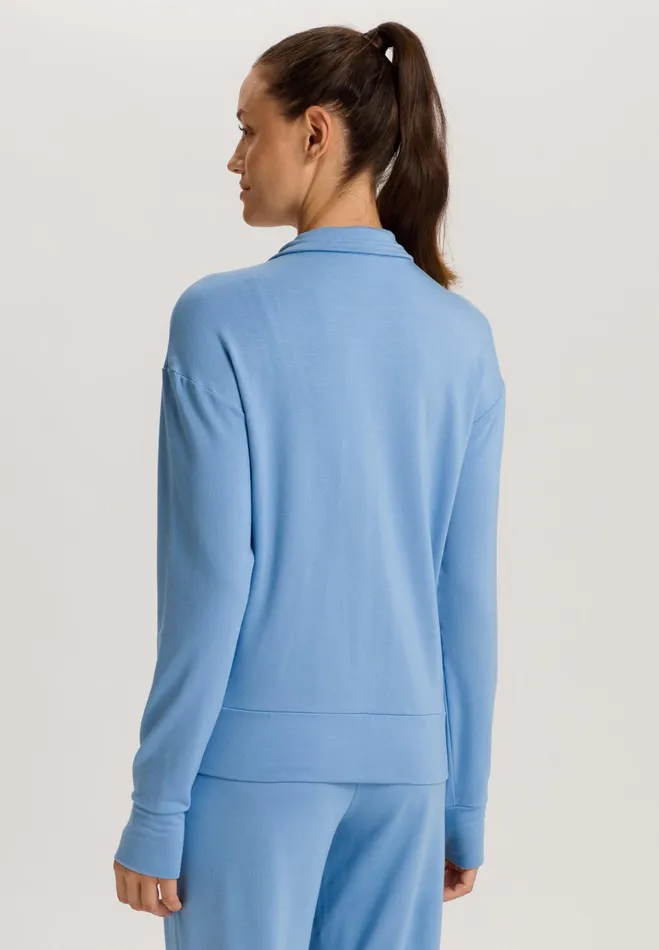 ZipUp Jacket Bay Blue Women HANRO Jackets and Cardigans
