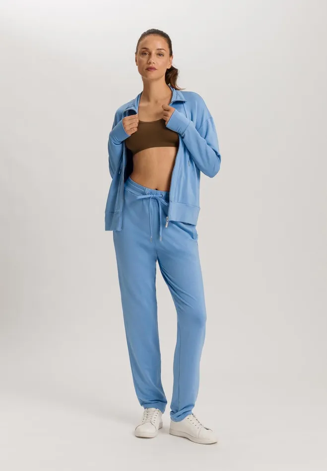 ZipUp Jacket Bay Blue Women HANRO Jackets and Cardigans